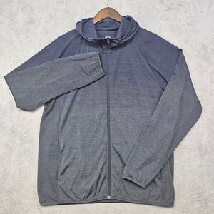 Uniqlo Dry-Ex Performance Hoodie Men's XL Odor Control Lightweight Zip Jacket